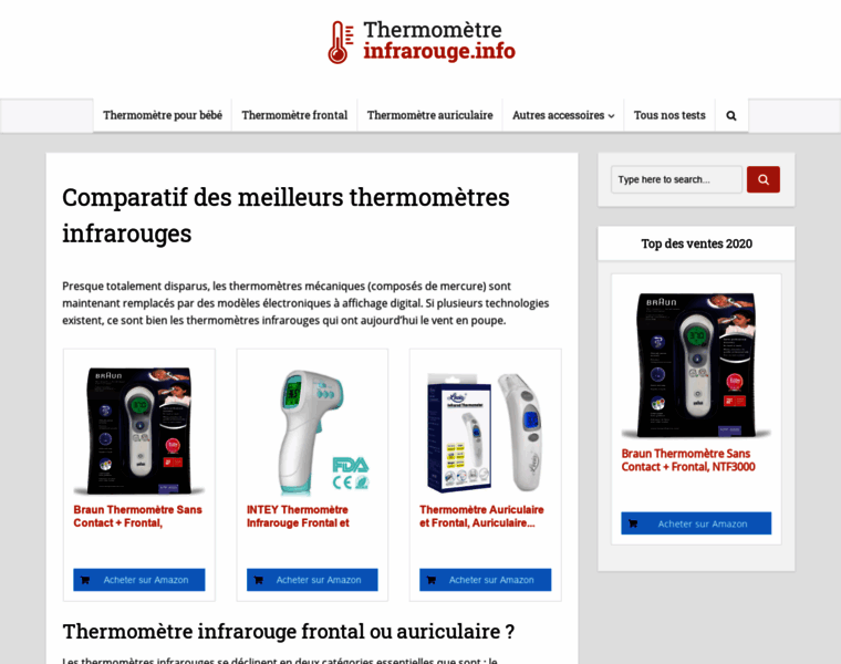 Thermometre-infrarouge.info thumbnail