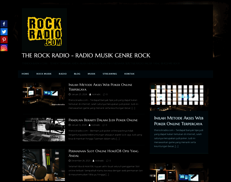 Therockradio.com thumbnail