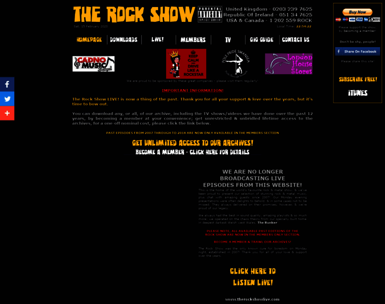 Therockshow.co.uk thumbnail