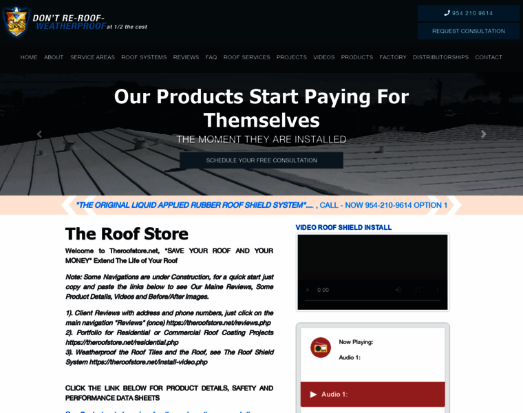 Theroofstore.net thumbnail