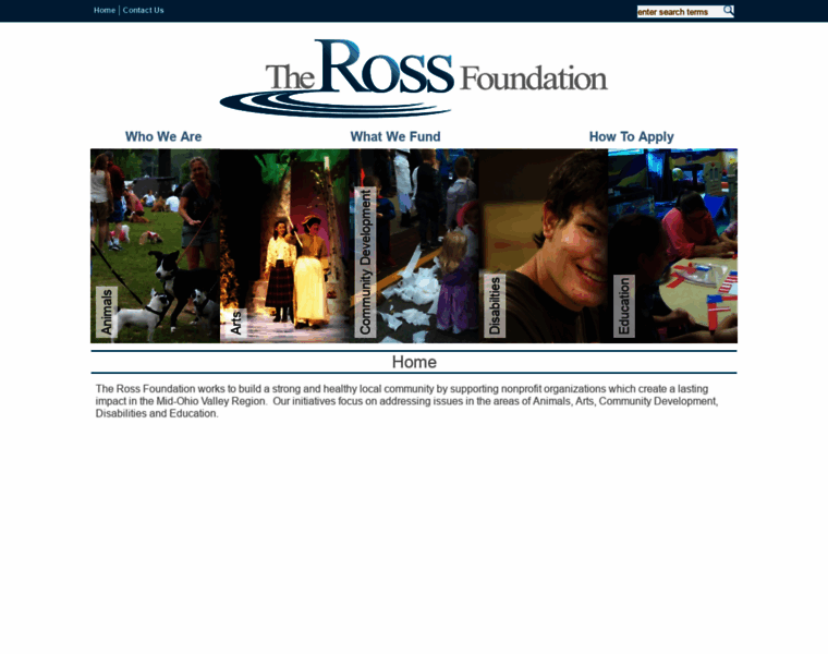Therossfoundation.org thumbnail