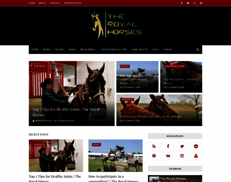 Theroyalhorses.com thumbnail