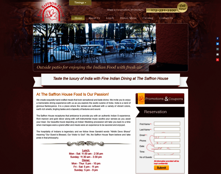Thesaffronhouse.com thumbnail