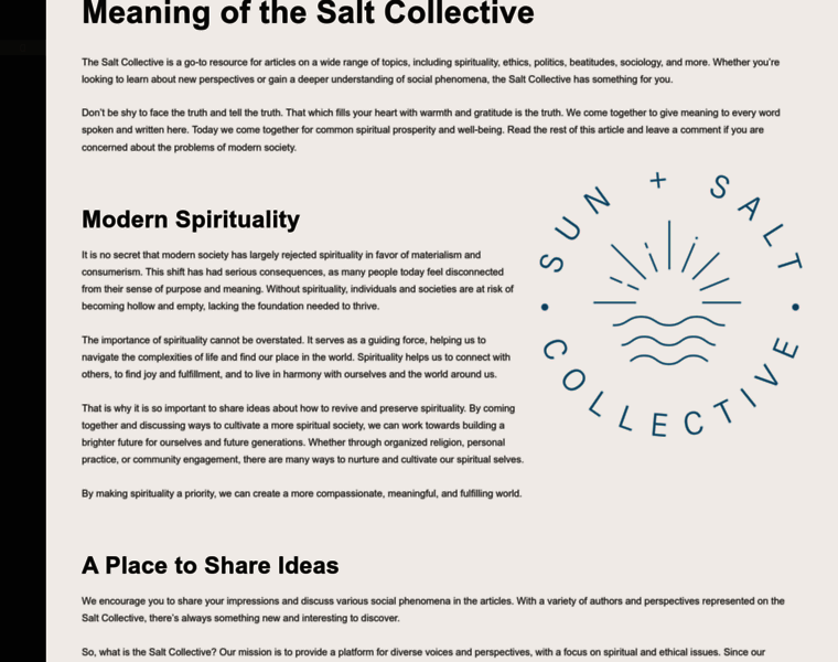 Thesaltcollective.org thumbnail