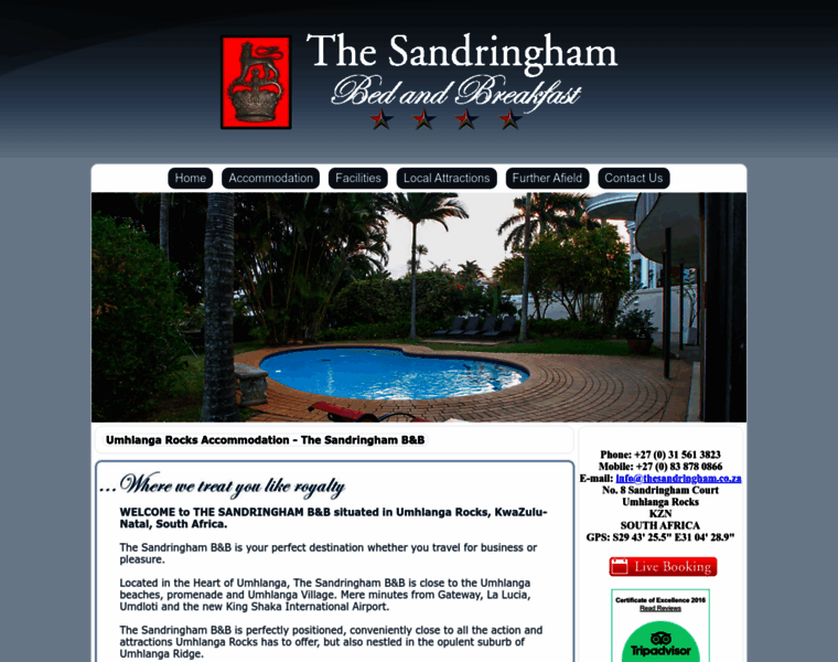 Thesandringham.co.za thumbnail