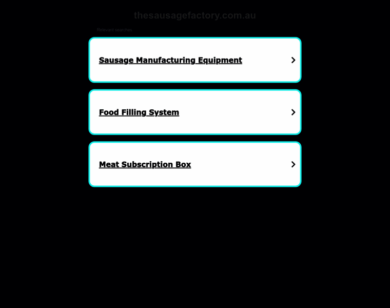 Thesausagefactory.com.au thumbnail Thesausagefactory.com.au thumbnail