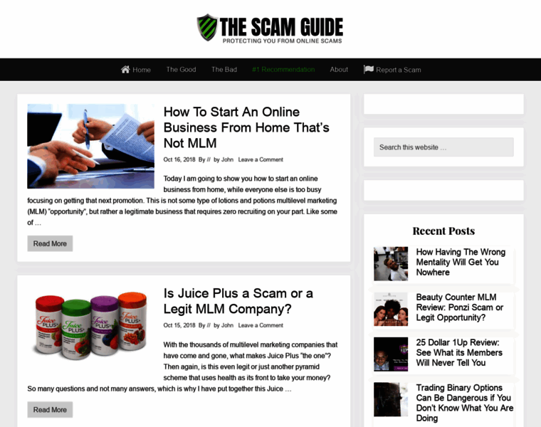 Thescamguide.com thumbnail