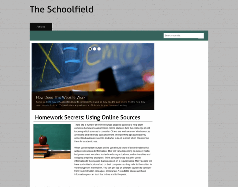 Theschoolfield.org thumbnail