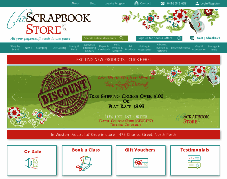 Thescrapbookstore.com.au thumbnail