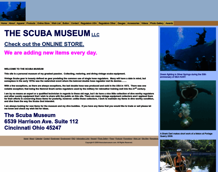 Thescubamuseum.com thumbnail