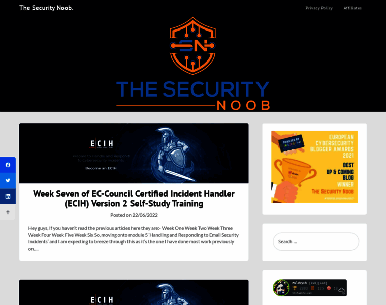 Thesecuritynoob.com thumbnail