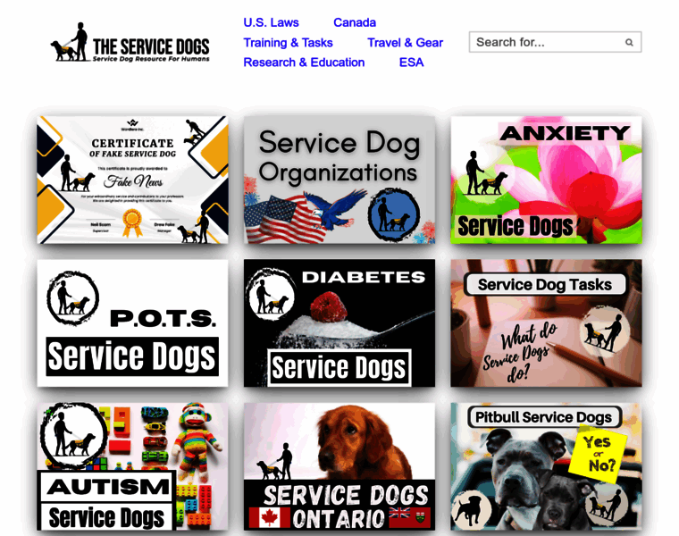 Theservicedogs.com thumbnail