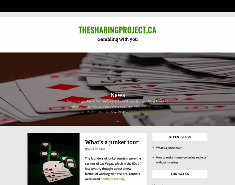 Thesharingproject.ca thumbnail
