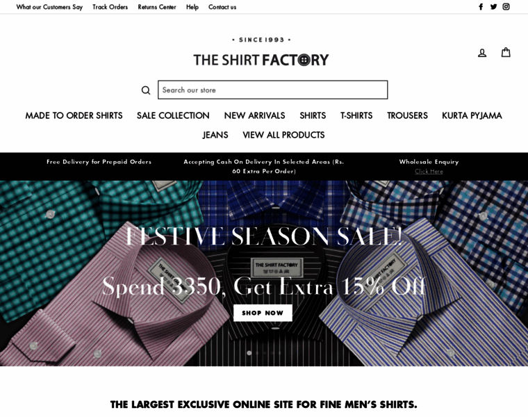Theshirtfactory.co.in thumbnail