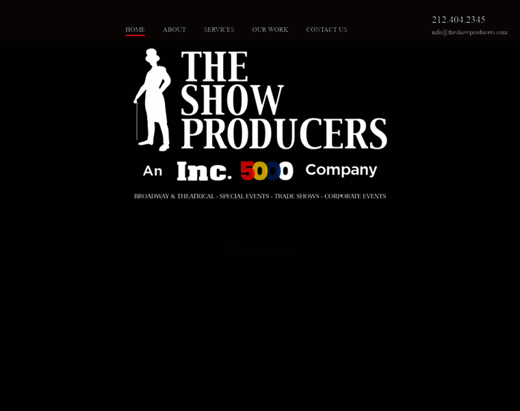 Theshowproducers.com thumbnail
