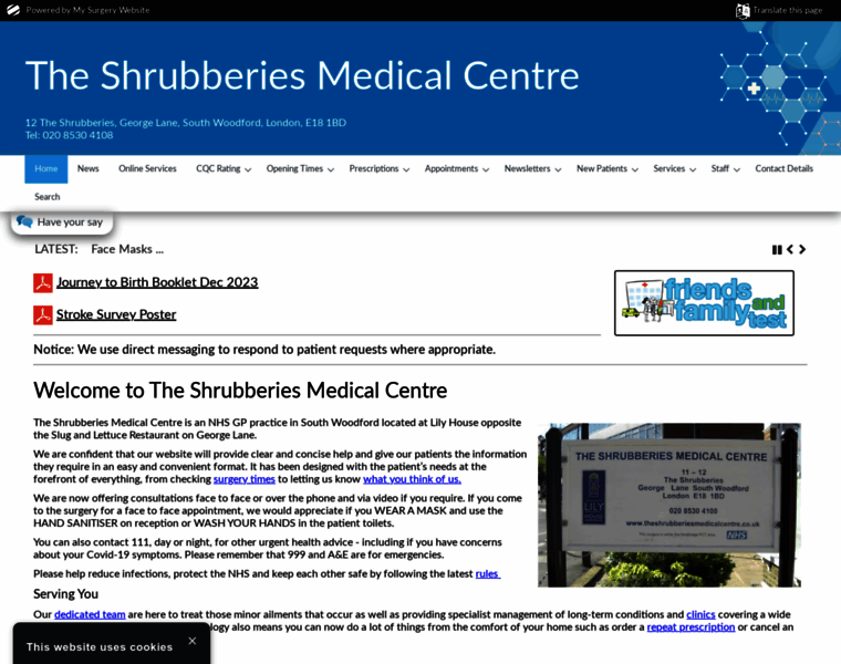 Theshrubberiesmedicalcentre.co.uk thumbnail