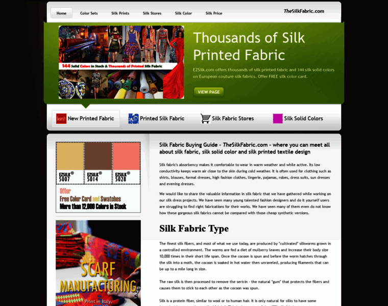 Thesilkfabric.com thumbnail
