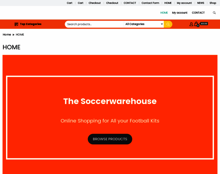 Thesoccerwarehouse.com thumbnail