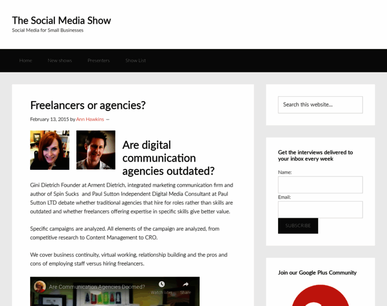 Thesocialmediashow.co.uk thumbnail