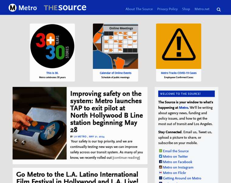 Thesource.metro.net thumbnail