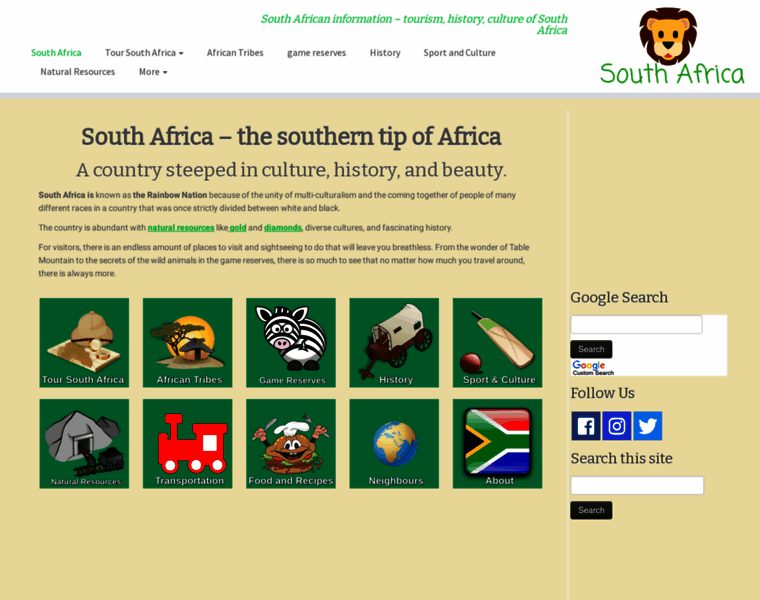 Thesouthafricaguide.com thumbnail