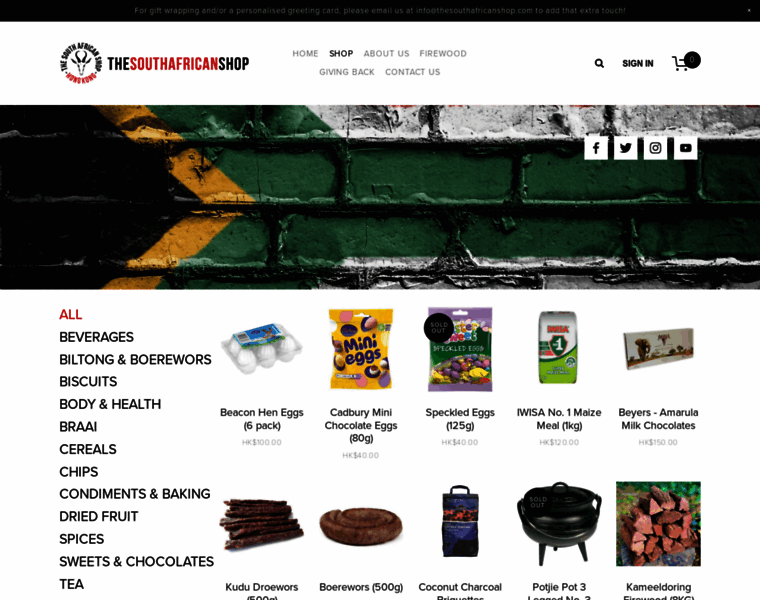 Thesouthafricanshop.com thumbnail
