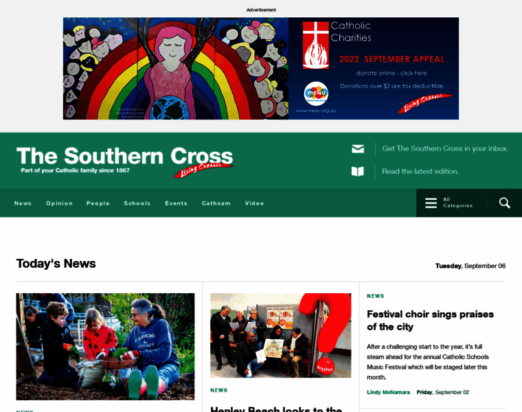 Thesoutherncross.org.au thumbnail