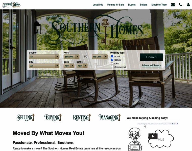 Thesouthernhomes.com thumbnail