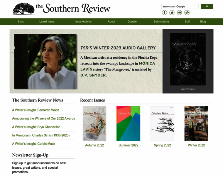 Thesouthernreview.org thumbnail