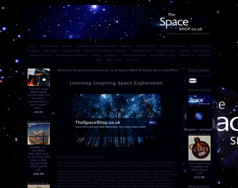 Thespaceshop.co.uk thumbnail