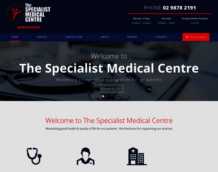 Thespecialistmedicalcentre.com.au thumbnail