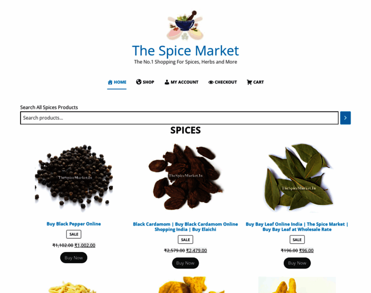 Thespicemarket.in thumbnail