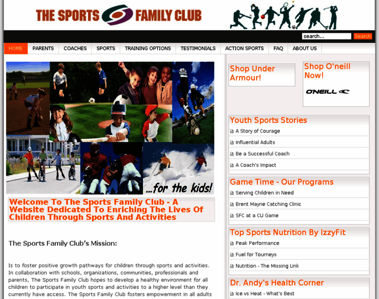 Thesportsfamilyclub.org thumbnail