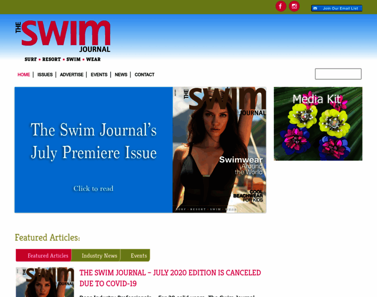 Theswimjournal.com thumbnail