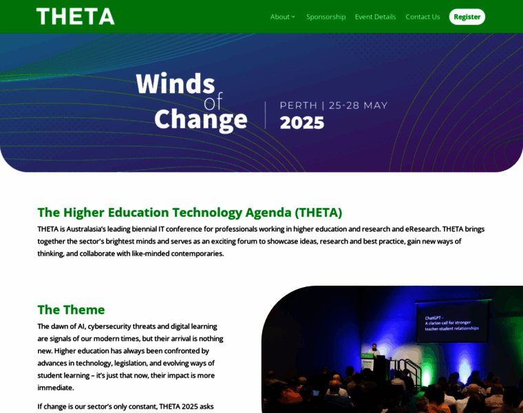 Theta.edu.au thumbnail
