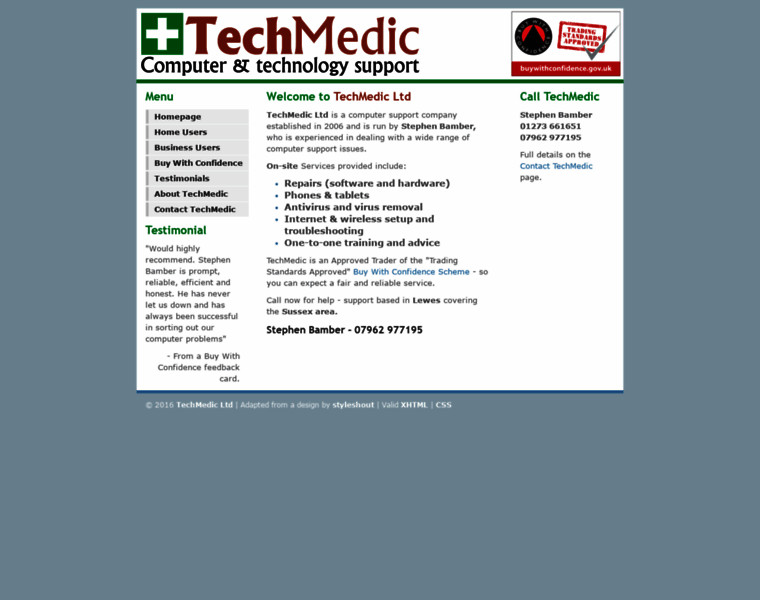 Thetechmedic.co.uk thumbnail