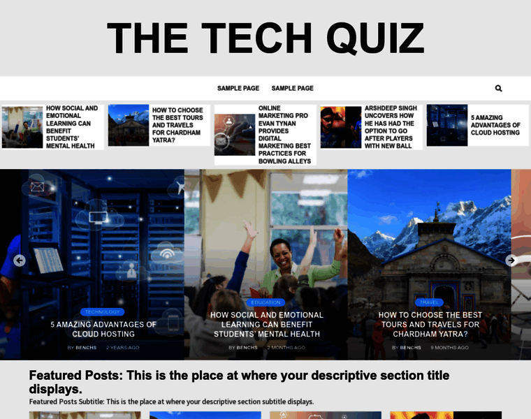 Thetechquiz.com thumbnail