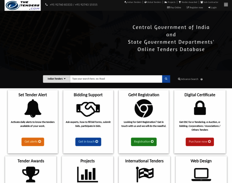 Thetenders.in thumbnail