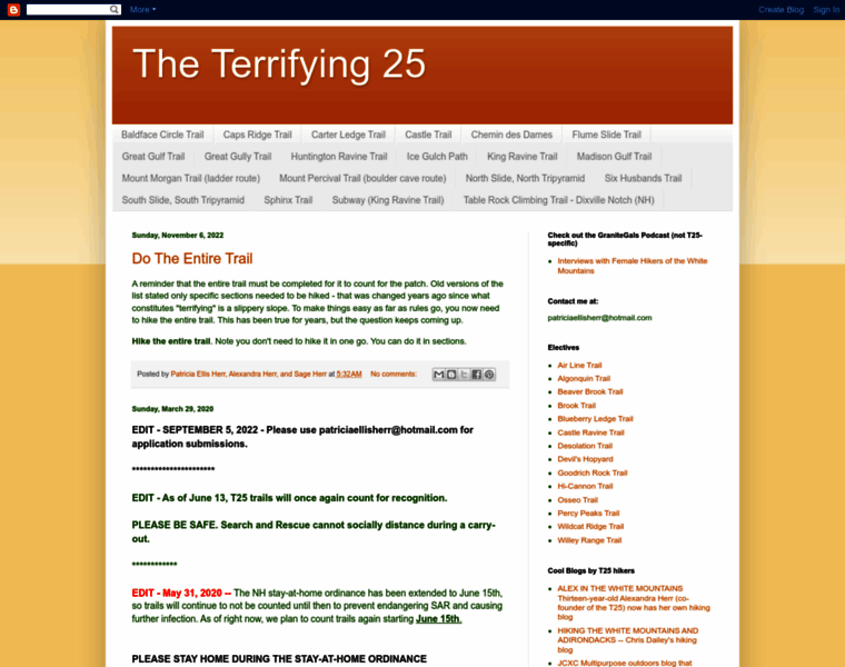 Theterrifying25.com thumbnail