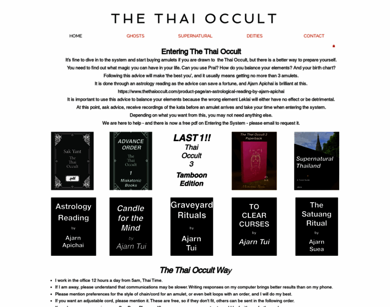 Thethaioccult.com thumbnail