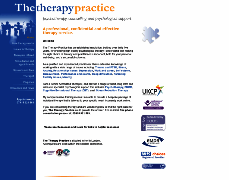Thetherapypractice.co.uk thumbnail