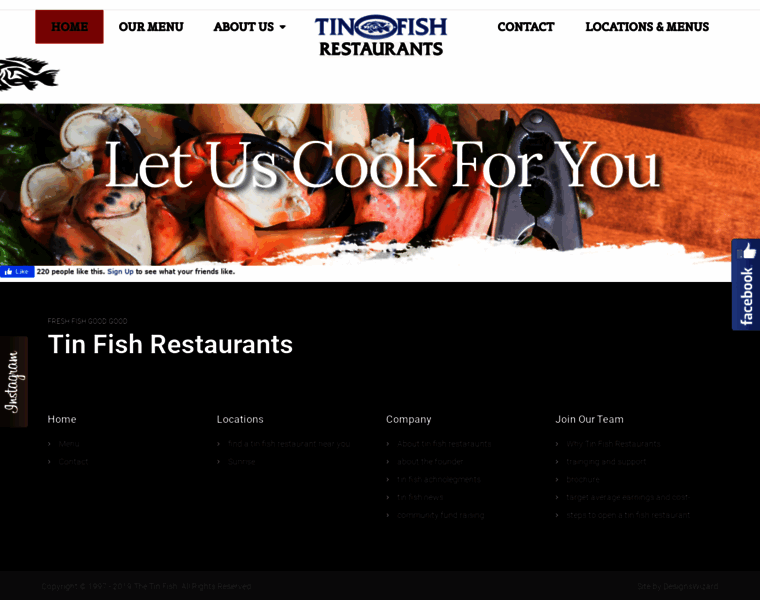 Thetinfishrestaurants.com thumbnail