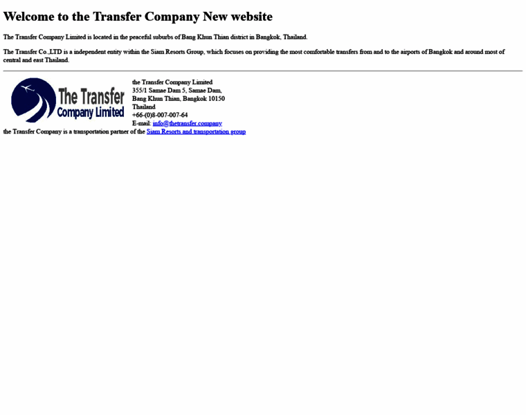 Thetransfer.company thumbnail