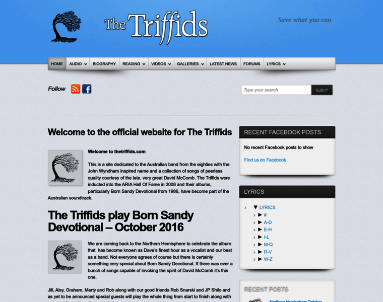 Thetriffids.com thumbnail