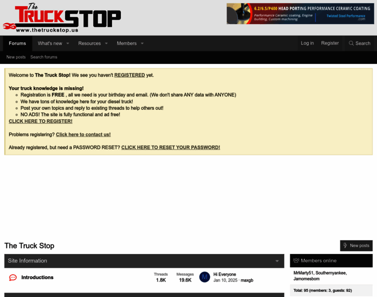 Thetruckstop.us thumbnail Thetruckstop.us thumbnail