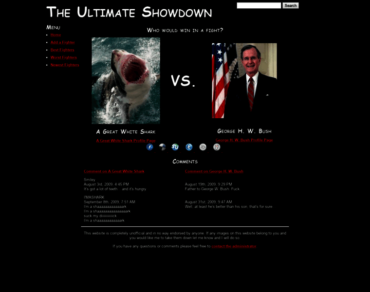 Theultimateshowdown.net thumbnail