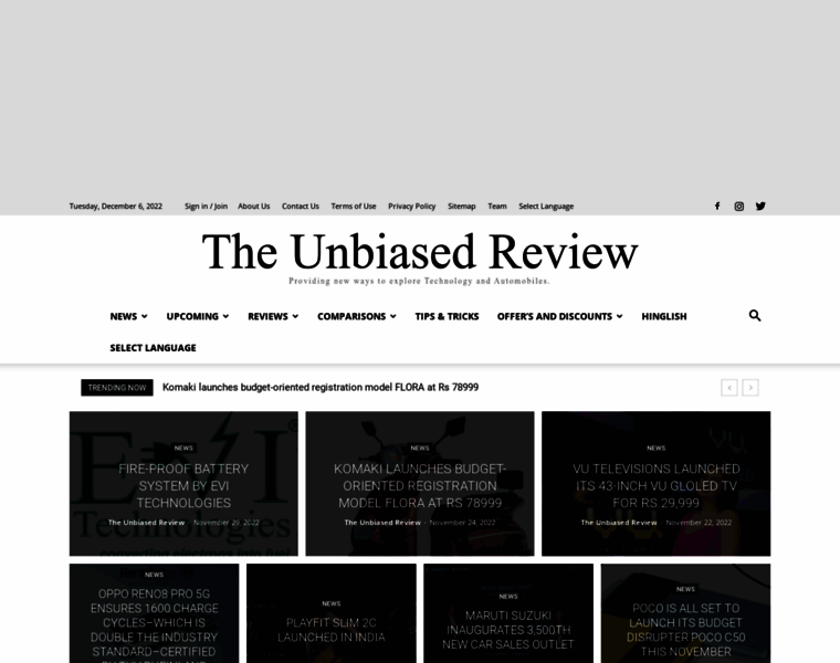 Theunbiasedreview.com thumbnail