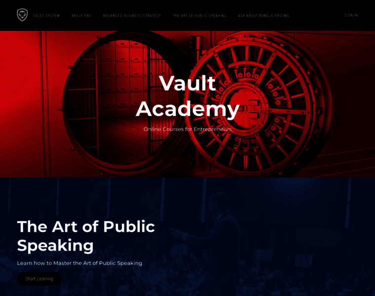 Thevaultacademy.com thumbnail