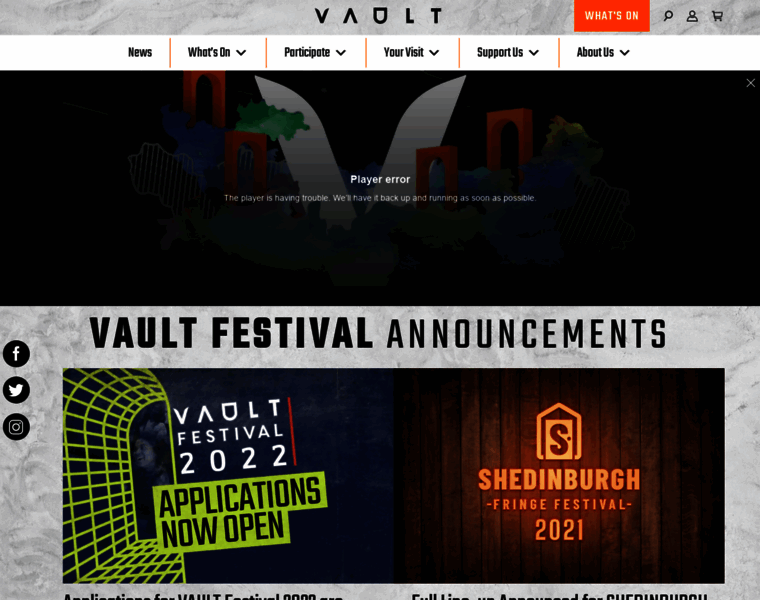 Thevaultfestival.com thumbnail