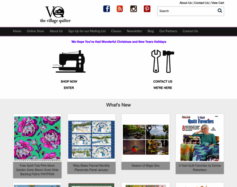 Thevillagequilter.com thumbnail